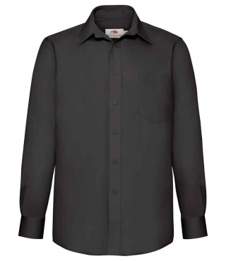 Fruit of the Loom SS412 Long Sleeve Poplin Shirt